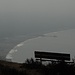 die Feierabendbank mit toller Aussicht auf Santa Monica mit Beach