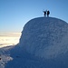Roman und Wolfgang auf dem Gipfel des Haakon VII Toppen