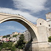 In Mostar / Мостар - An der "Alten Brücke" Stari most / Стари мост. 