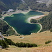 Im Abstieg zum Trnovačko jezero / Трновачко језеро - Tiefblick hinunter zum wunderschönen Bergsee #1.