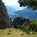 Tiefblick etwas westlich von P.1565 Richtung Urnersee...