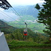 Die nette kleine Seilbahn runter nach Kräbel.