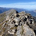 auf dem Gipfel des Vorder Grauspitz (2599m), höchster Gipfel des Fürstentum Liechtensteins