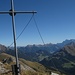 Steinkarspitze (2181m) mit schäbigen Kreuz