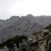 Noch gibt's kaum was Blaues am Himmel. Immerhin sieht man unseren [tour57043 gestrigen Gipfel], den Monte Cinto.