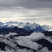 Die Berner Alpen aus einer (für Berner) ungewöhnlichen Perspektive