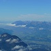 Und nochmal das schöne Karwendel, diesmal mit Pölven und Inntal im Vordergrund
