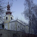 Dobrá Voda (Gutwasser) bei Hartmanice. In der Kirche des Hl. Vintíř befindet sich ein Glasaltar der Künstlerin Vladimíra Tesařová.