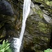 Wasserfall in der Detailansicht