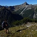 auch vom Bene69 noch ein paar Bilder zur Tour: Stefan vor der dominierenden Namloser Wetterspitze