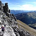 Beim Aufstieg zum Saulakopf, rechts Geißspitze + Sulzfluh  
