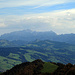 Blick vom Tweralpspitz in den geliebten Alpstein. Mit dem Feldstecher bereits erlebte Touren nachwandern, neue Touren planen. 