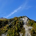 Gipfelausläufer des Illhorns sind hinten links zu erkennen - der Herbsttag jetzt wunderbar