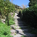 La scalinata che porta alla frazione di Benitti.