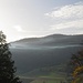 Morgendliche Nebel über Grandval (oder war's der Bauer beim Heizen?)