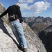 Vorsicht ist geboten in den steilen Flanken
