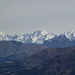 Blick in die frisch verschneiten Berner Alpen