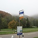 Neben der Kantonsstrasse ist bereits der Rückweg von Riepel zu erkennen.