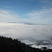 Albiskette und Pfannenstiel  (?) über dem Nebelmeer