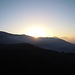 il sole entra in Val Cavargna