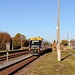 Altenberg, einfahrender Triebwagenzug der Städtebahn
