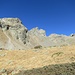 Im Seetal öffnet sich der Blick auf die Gipfelkorona CHistehorn - Läghorn - Turelli - Blattjigrat - Mällischhorn