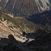 Val d'Uina, vue du col (Fuorcla Ajüz)