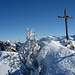 Schnee, Gipfel und Aussicht auf dem Chli Aubrig