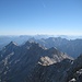Der Jubiläumsgrat vom Zugspitze-Gipfel aus.