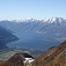 <b>Cartolina con la foce del Ticino e il Delta della Maggia.</b>