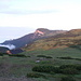 Cabana Dochia si Ocolasul Mare la rasarit (Dochia Chalet and "Ocolasul Mare" Peak, on the sunrise)