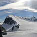 Breithorn..arrivo funivia Kleine Matterhorn,Lyskamm, Castore, Polluce, a sx sullo sfondo lo Stralhhorn e il Rimpfischorn