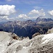 Sextner Dolomiten nach Nordosten, mit Hohebenkofel, Haunold(mit Zoom konnen Sie fast Grossglockner zu sehen!),Bullkopfe,Schwalbenkopf,Rautkofel und Dreischusterspitze.