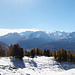 Panorama-Blick von der Alp Muntatsch auf die hohen "Engadiner"