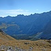 Die Hinterautal-Vomper Kette von der Lamsenspitze bis zur Kaltwasserkarspitze, im Tal der Kleine Ahornboden.