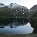 Lago Selvaggio e sullo sfondo il Wilde Kreuzspitze o Picco della Croce
