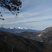 Blick nach Westen zu den Alpi Apuane