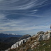 Blick vom Penna di Lucchio zu den Alpi Apuane