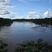 der Rio Cuyuni - ein typischer brauner Fluß des Amazonasgebietes - mit Sicherheit voller Piranhas
