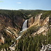 Grand Canyon of the Yellowstone River con Lower Fall in bella mostra.