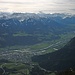 Blick hinüber in die Tuxer Alpen mit dem markanten Kellerjoch.