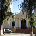 Dorfplatz mit Kirche in Tabay im Tal von Mérida