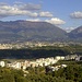 View over Tirana and Dajti, from the western hills