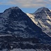 Foto von der zweiten Besteigung am 4./5.11.2012:<br /><br />Aussicht im Zoom der Kamera vom Furggengütsch (2196,9m) auf den Eiger (3970m) mit seiner weltbekannten Nordwand. Im Hintergrund ist der Mönch (4107m).