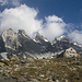 Die schöne gelegene Sciora-Hütte auf 2120m.