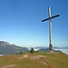 Gipfelkreuz mit Benediktenwand.