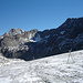 Haut Glacier d`Arolla - gesteckte Route für den Matterhorn-Trek zum Col Collon