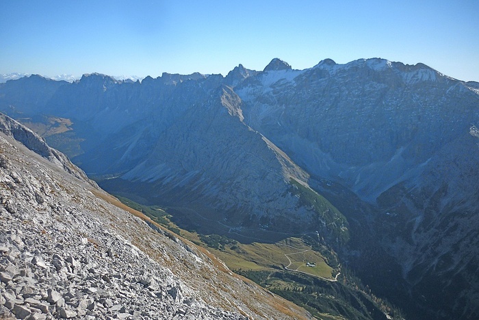 Blick über den Hochalmsattel zur Prominenz (besonders...