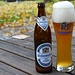 zwar keine gute Aussicht von der Burgeralm, aber hervorragendes Bier in schönem Ambiente und.....