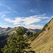 Blick im Aufstieg nach Westen